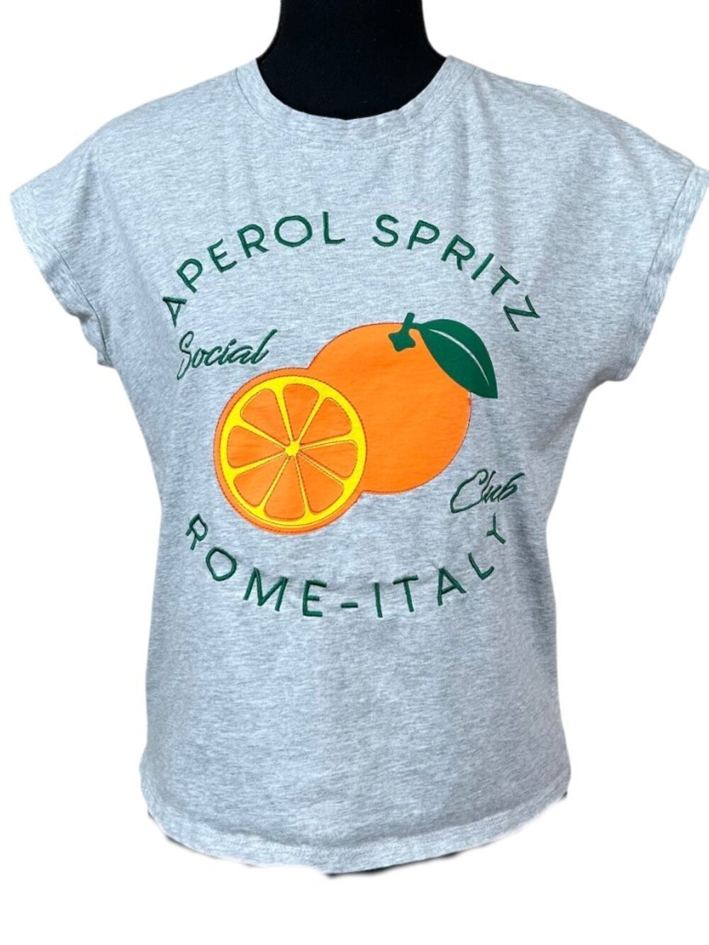 Green Envelope Aperol Spritz Social Club Tee T-Shirt Size S